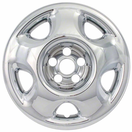 Coast2Coast 17", 5 Spoke, Chrome Plated, Plastic, Set Of 4, Compatible With Steel Wheels IWCIMP75X